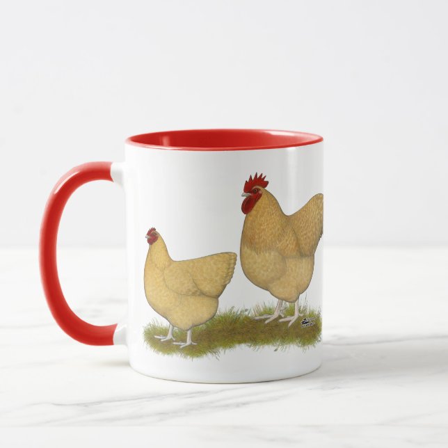 Orpingtons citrongök mugg (Vänster)