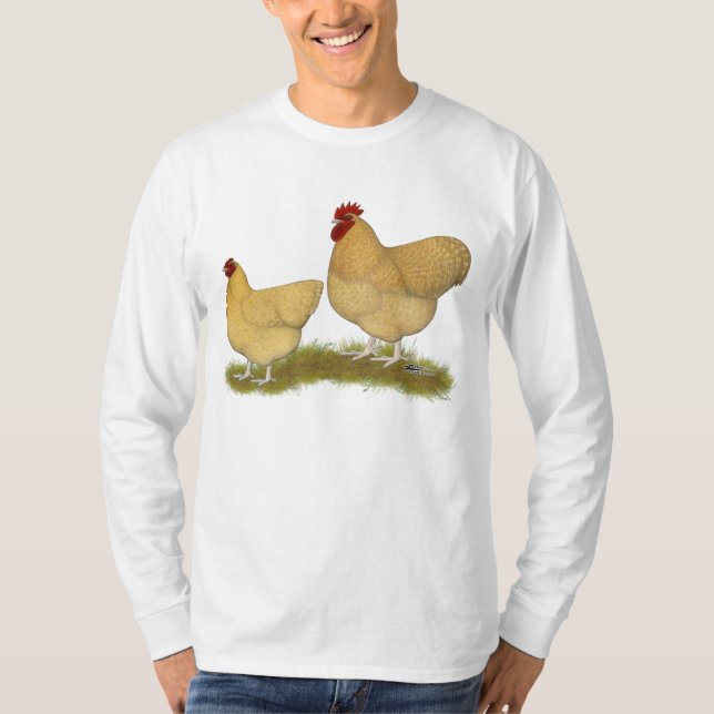 Orpingtons Lemon Cuckoo Tee Shirt (Framsida)