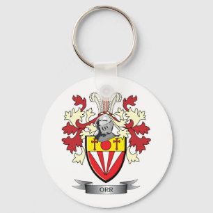 Orr Family Crest Jackar av Arm Nyckelring