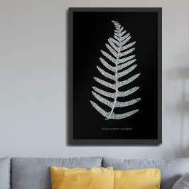 Orrbregne - Polypodyum Vulgare - Röntgenstrålning Poster