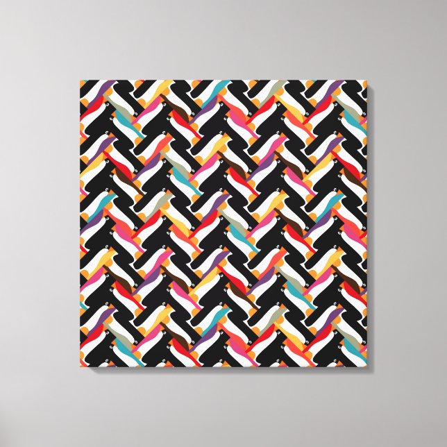 örringbenpenguin canvastryck (Framsida)