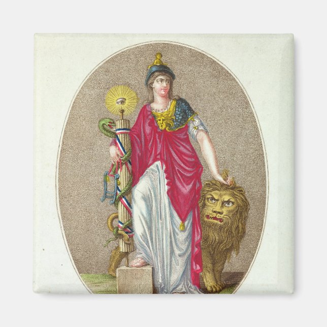 Orsak, graverad av Carre 1793 Magnet (Framsidan)