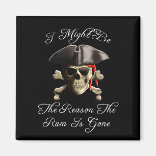 Orsak till att enheten är Borta Pirat Skull Magnet