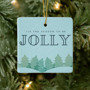 Orsak till Jolly Photo Julgran Julgransprydnad Keramik