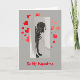 Orsaka I-Woofkärlek dig great danehundvalentinen Helgkort