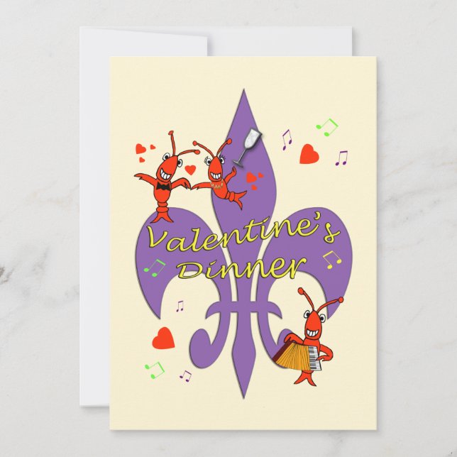 Orsaka Theter Valentines ininbjudan Inbjudningar (Framsida)