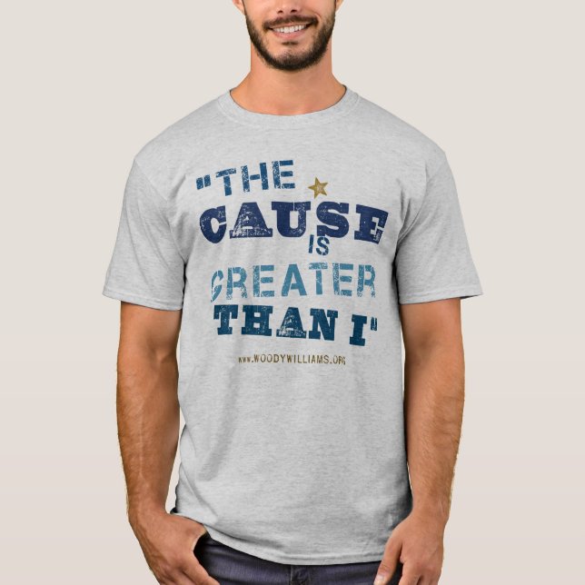 Orsaken är Underbarare än I (stressad) T Shirt (Framsida)