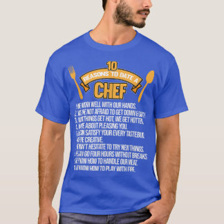 Orsaker till dagens datum: Chef Cook Cooking Kitch T Shirt