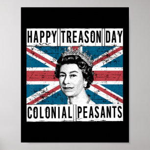 Orsaksdagen brittisk 4 juli poster