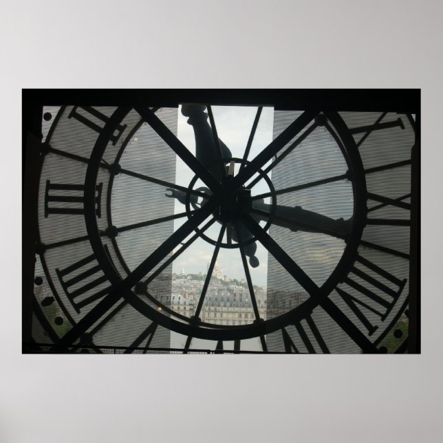 Orsay Clock Paris Poster (Framsidan)