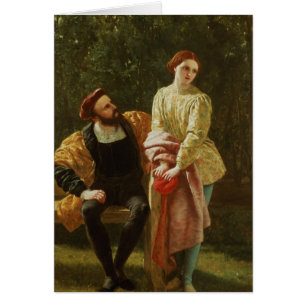 Orsino och Viola Hälsningskort