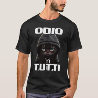 Orso Divertente Regalo I Hate People I Odio Tutti T Shirt