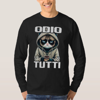Orso Divertente Regalo I Hate People I Odio Tutti  T Shirt