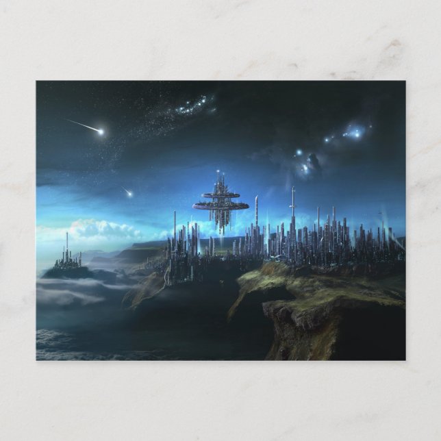 Ort i molnen vykort (Framsida)