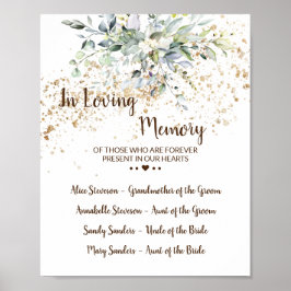 Ört- och grönsaksskrift för bröllop i kärleksfull  poster