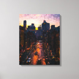 Ort på natten canvastryck