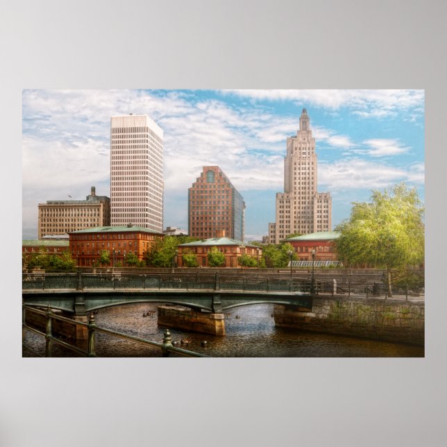 Ort - RI - Providence - The city of Providence Poster (Framsidan)