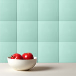 Ortad sjöskummint i färg blek kakelplatta<br><div class="desc">Skumskum med enkelt färg-blek,  turkos,  mint design.</div>