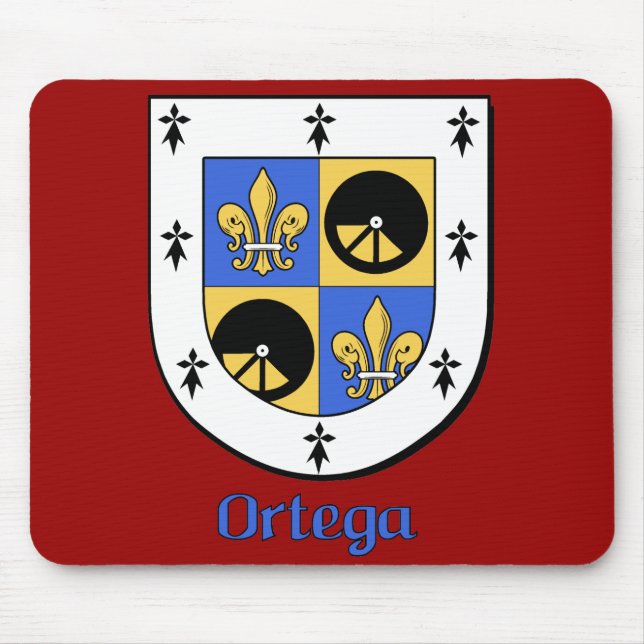 Ortega Family Shield Mousepad Musmatta (Framsidan)