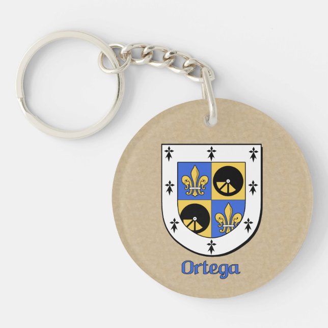 Ortega Historical Shield och Spanska Flagga (Framsidan)
