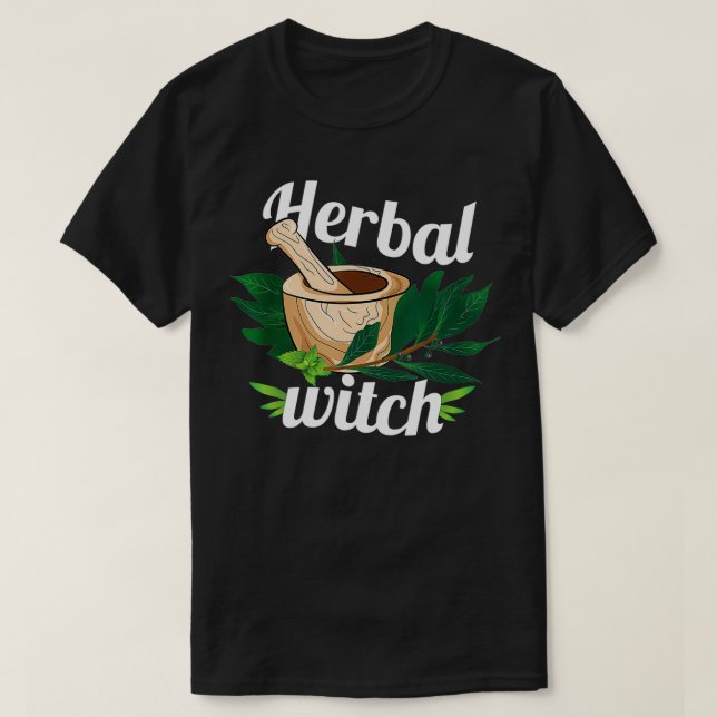 Örter Apotek för Herbalismen Herbalisdagen T Shirt (Design framsida)