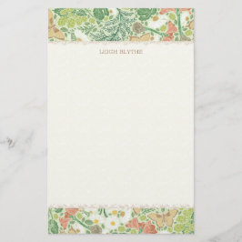 Örter, bär, Butterfly Personlig Stationery Brevpapper