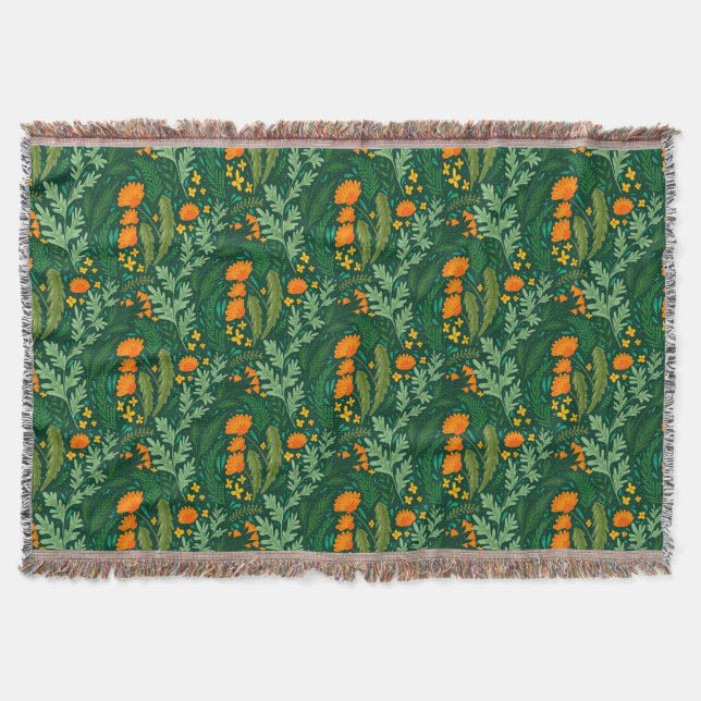 Örter och blommor i fält filt (Framsidan)