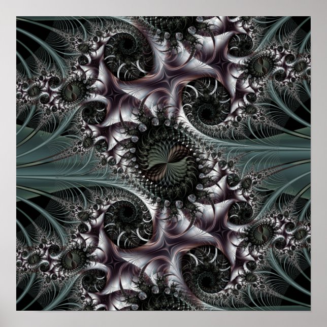 Orter och spindelnät i månljuset poster (Framsidan)