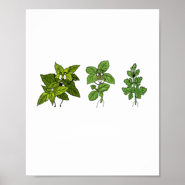 Örter, ört tema poster (Framsidan)