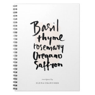 Örter Penseltypografi - anteckningsbok