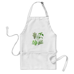 Örter Rosemary Sage Thyme Mint Parsley Kitchen Förkläde