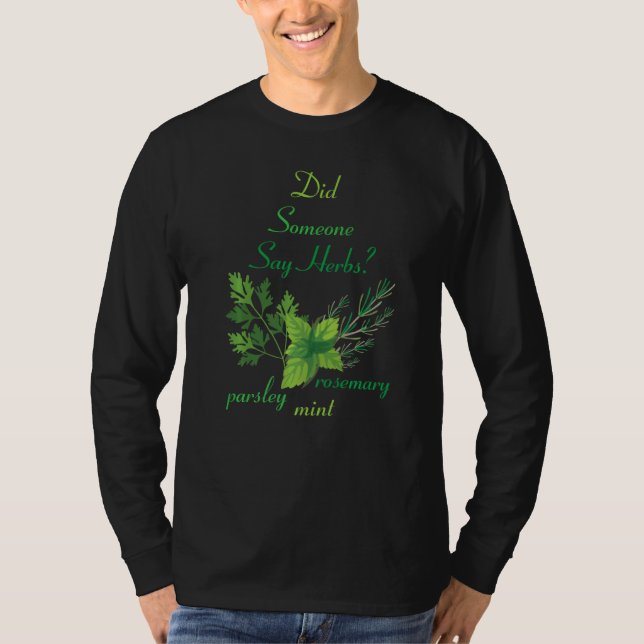Örter sa Örter Plants Garden Gard T Shirt (Framsida)