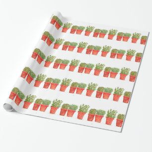 Örter timyme rosemary mynta presentpapper
