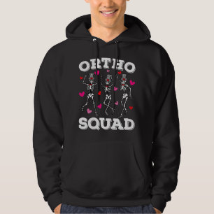 Ortho Squad Dancing Skeleton Valentine Manar Hoodie