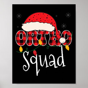 Ortho Squad Play Roligt jul Orthopedics Crew X Poster