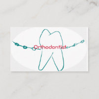 Orthodontic visitkort