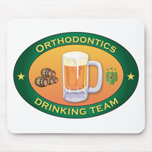 Orthodontics som dricker laget musmatta (Framsidan)