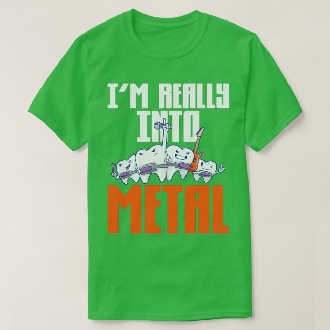 Orthodontist Braces T Shirt (Design framsida)