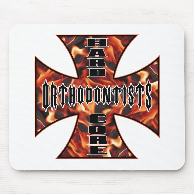 Orthodontistshård kärna musmatta (Framsidan)