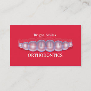 Orthodontisttandläkarevisitkort Visitkort