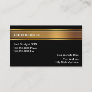 Orthodontistvisitkortar Visitkort
