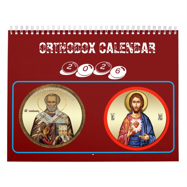 Orthodox calendar 2025 kalender (Omslag)