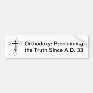 Orthodoxy: Proklamera sanningen efter A.D. 33 Bildekal