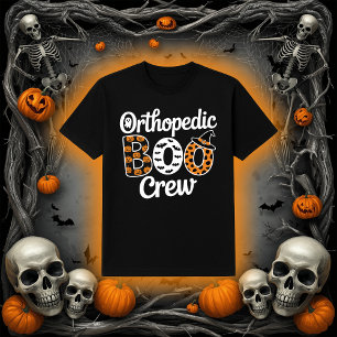 Orthopedic BOO Crew   Halloween Medieteam T Shirt