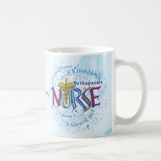 Orthopedic Nurse Motto anpassningsbars sjuksköters Kaffemugg