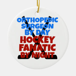 Orthopedic Surgeon Kärlek Hockey Julgransprydnad Keramik