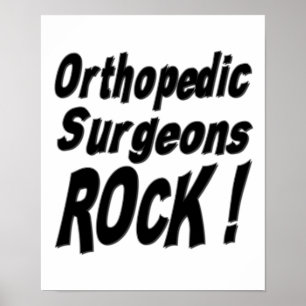 Orthopedic Surgeons Sten! Poster utskrift