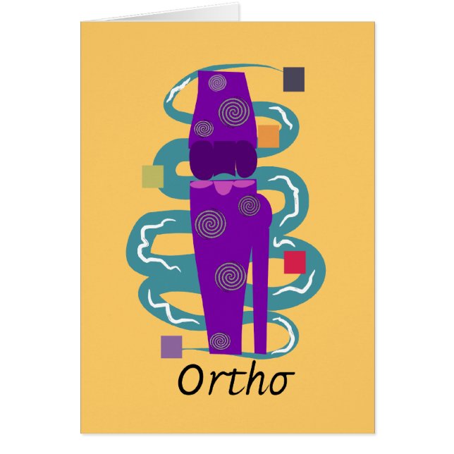 Orthopedicssjuksköterska-/läkare-/Techgåvor Hälsningskort (Framsidan)