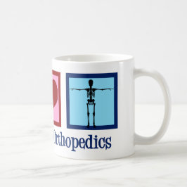 Orthopedist Peace Kärlek Orthopedics Office Kaffemugg