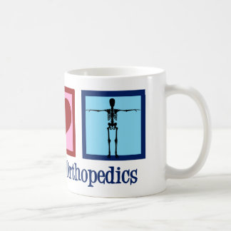 Orthopedist Peace Kärlek Orthopedics Office Kaffemugg